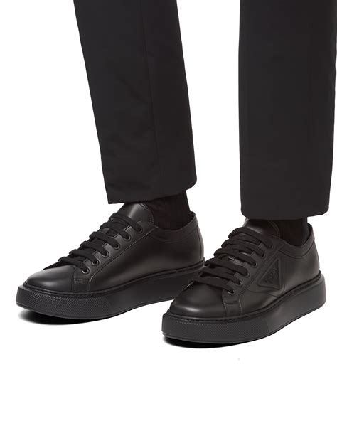 prada calf leather sneakers|prada suede sneakers men.